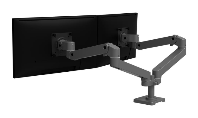 Ergotron LX Pro Dual Side-by-Side Arm (Dark Grey)