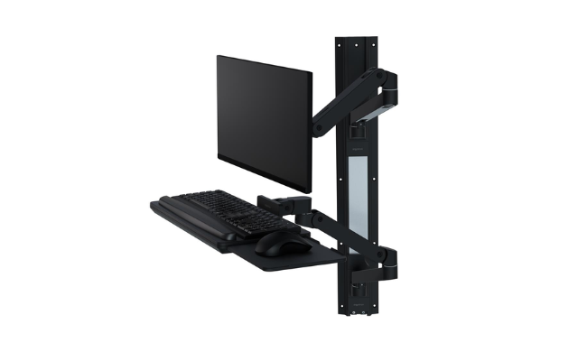 Ergotron LX Pro Wall Mount System (Black)