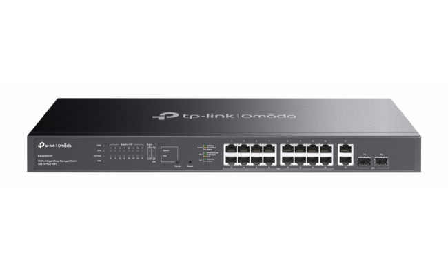 TP-Link Omada 20-Port Gigabit Easy Managed Switch with 16-Port PoE+ - UPGRADEENTERPRISE