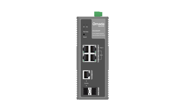 TP-Link Omada 6-Port Gigabit Industrial Easy Managed Switch with 3-Port PoE+ and 1-Port PoE++
